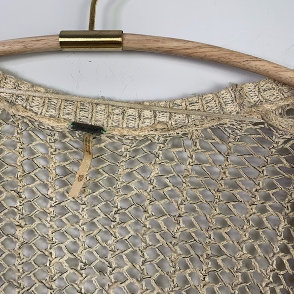 Free people gone fishing openknit slouchy cardigan - Picture 3 of 7